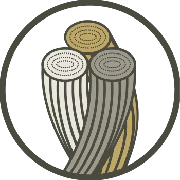 Illustration of high density carpet fibers